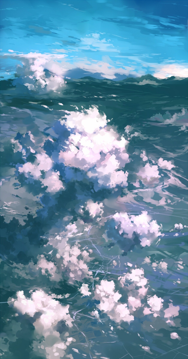 积乱云 p站 风景 云 天空