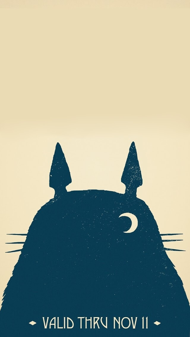 龙猫,iPhone桌面壁纸