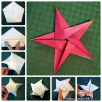 折星星,折纸