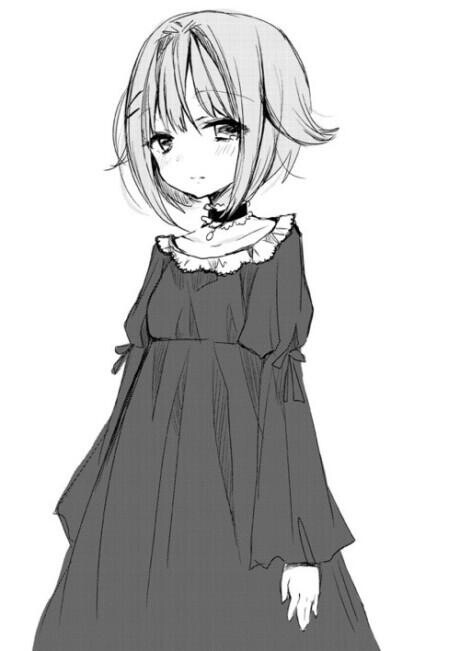 动漫_美女_女孩_美人_少女_妹子_插画_手绘_插图_手机壁纸_二次元