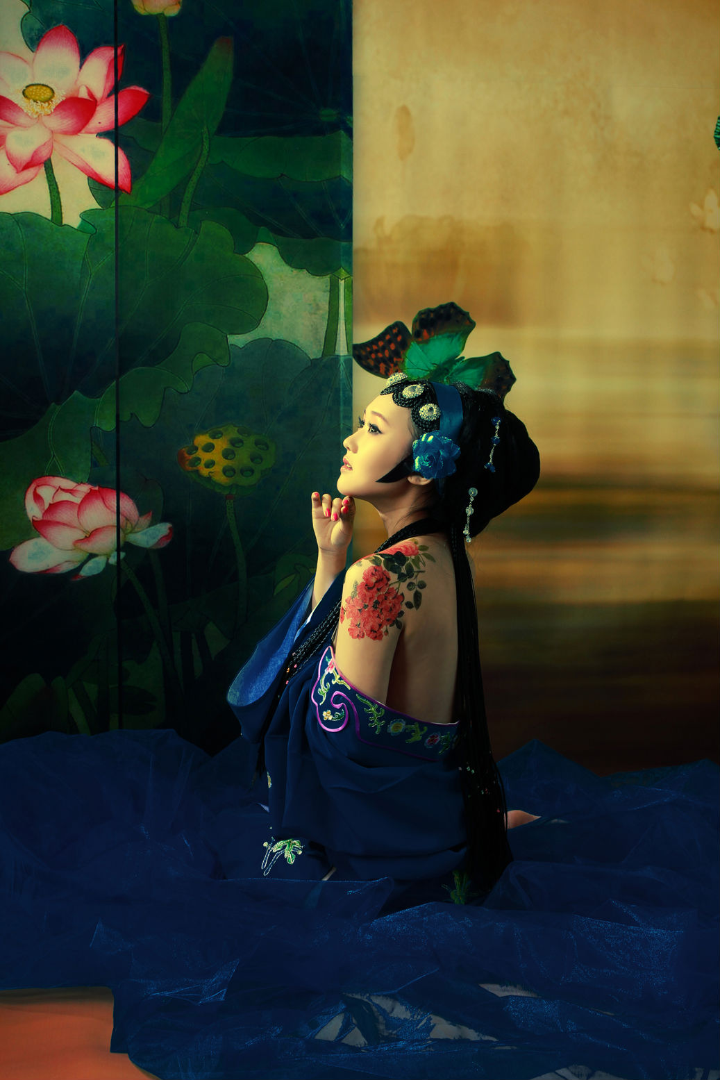中国风古典美女,写真动作参考