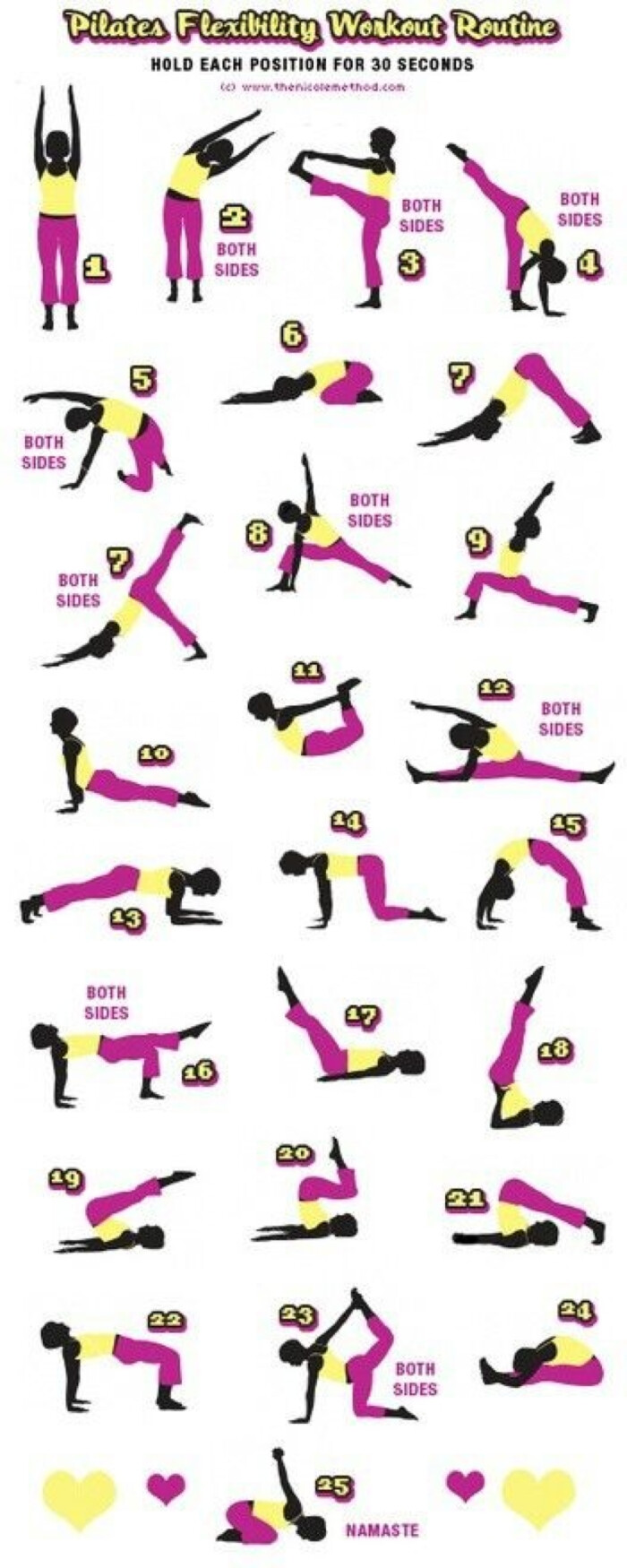 锻炼整个身体柔韧性的25个动作