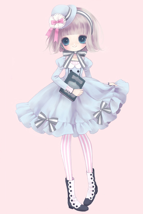 插画手绘 二次元美女 动漫 萌 可爱 iphone壁纸 p站 萝莉