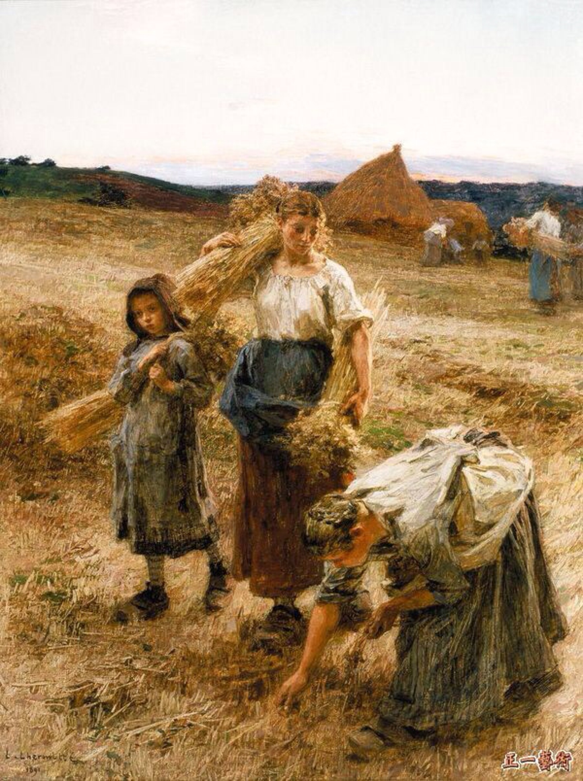 247,拾麦穗的女人 莱昂·奥古斯丁·莱尔米特(1844―1925年) 法国