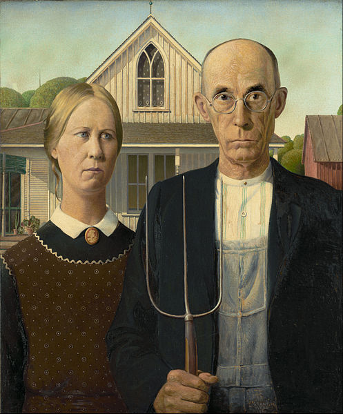 grant wood, american gothic 1930