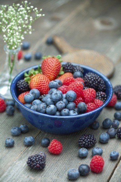 水果 蓝莓 草莓