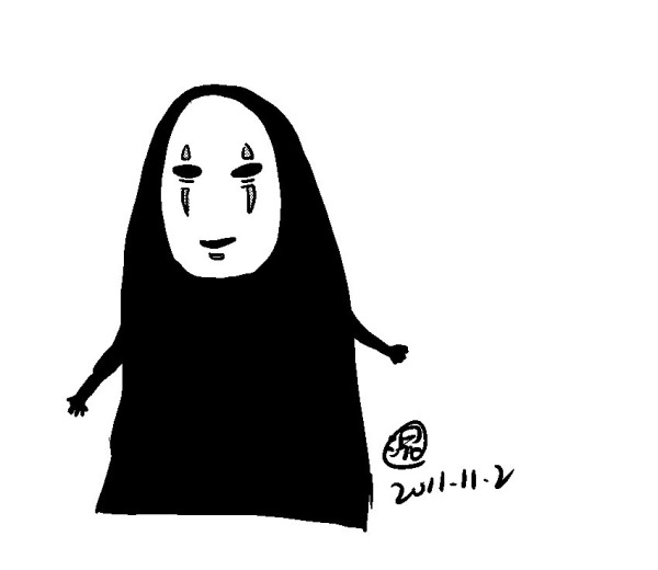 无脸男,超善良.