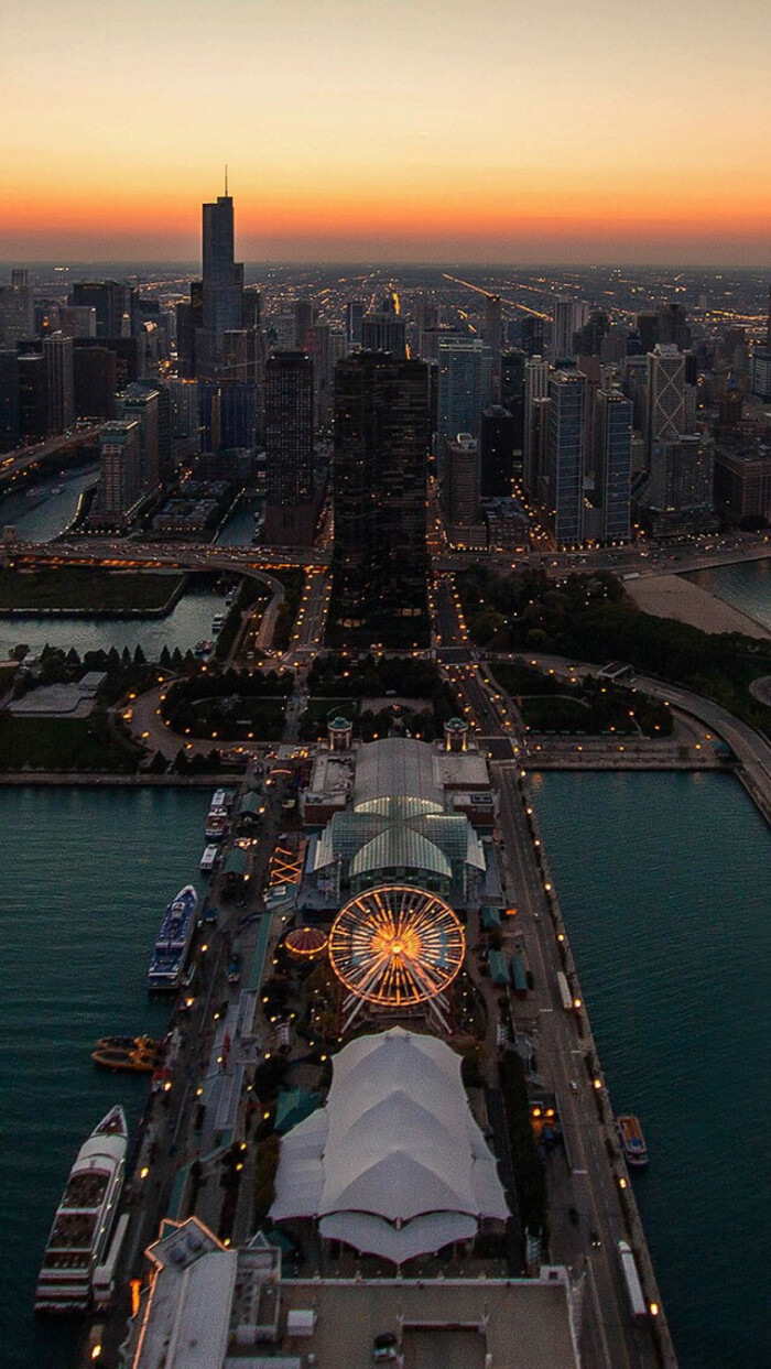 iphone壁纸 芝加哥 摄影