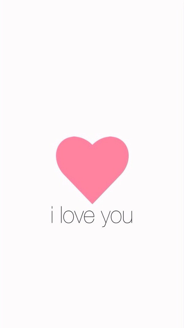 i love you 清新 iphone壁纸