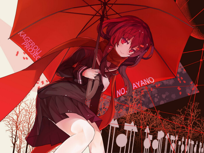 帰って来いよ p站 二次元 插画 少女 头像 手绘 阳炎project 文乃