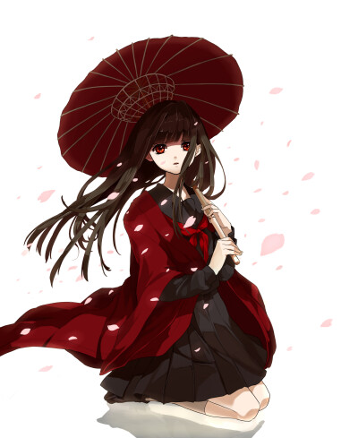 巫女(和服少女)
