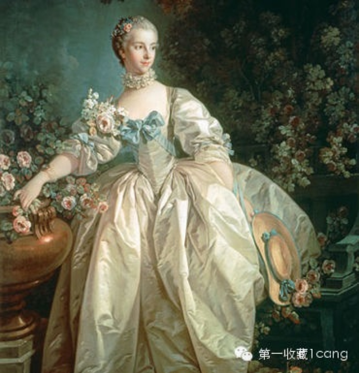 路易十五的情妇蓬帕杜尔夫人是洛可可风尚的主导者和推动者,将精致
