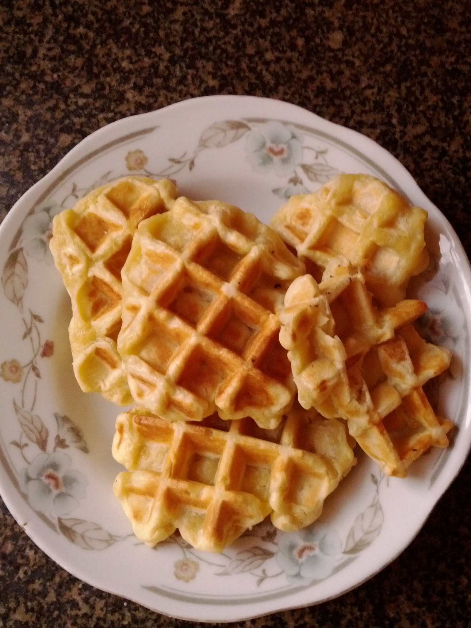 鸡蛋原味华夫饼