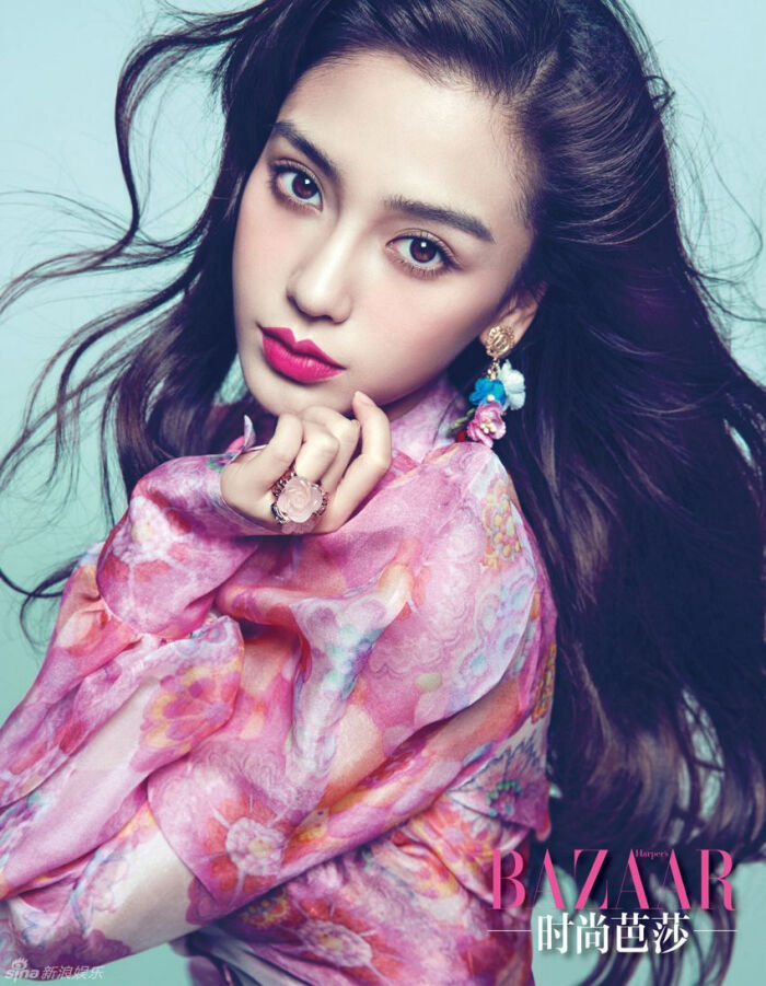 女神一生堆_ 杨颖 (angelababy) 有四分之一的德国血统.模特儿及艺人.