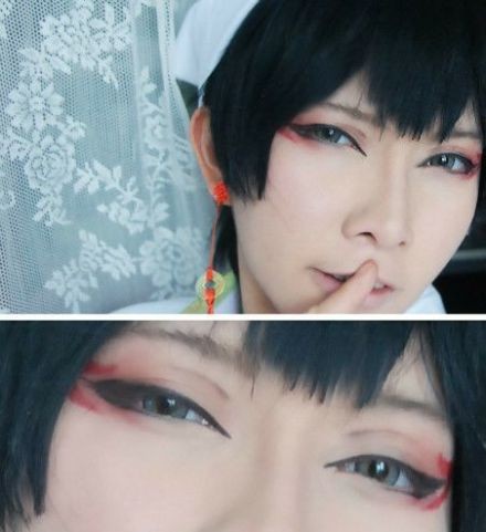 cosplay__[鬼灯的冷彻/白泽]__ps:卧槽这小眼神儿