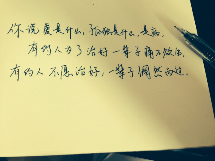 手写 美句 摘抄