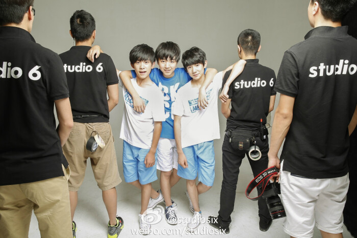 【走进studio 6】由漫姐@陈漫chenman 拍摄的@tfboys组合 ,studio 6为