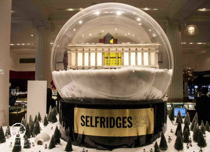 伦敦selfridges 百货 2013 圣诞橱窗设计. 繁星
