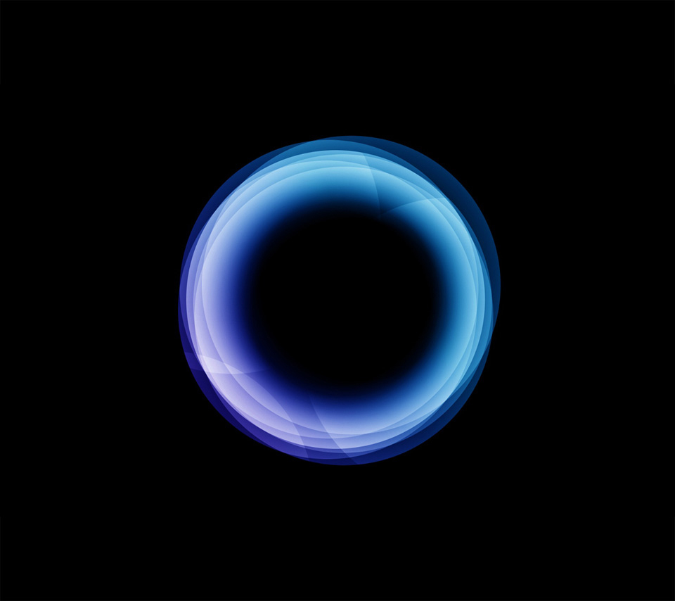 壁纸头像【960x854】蓝色圆圈