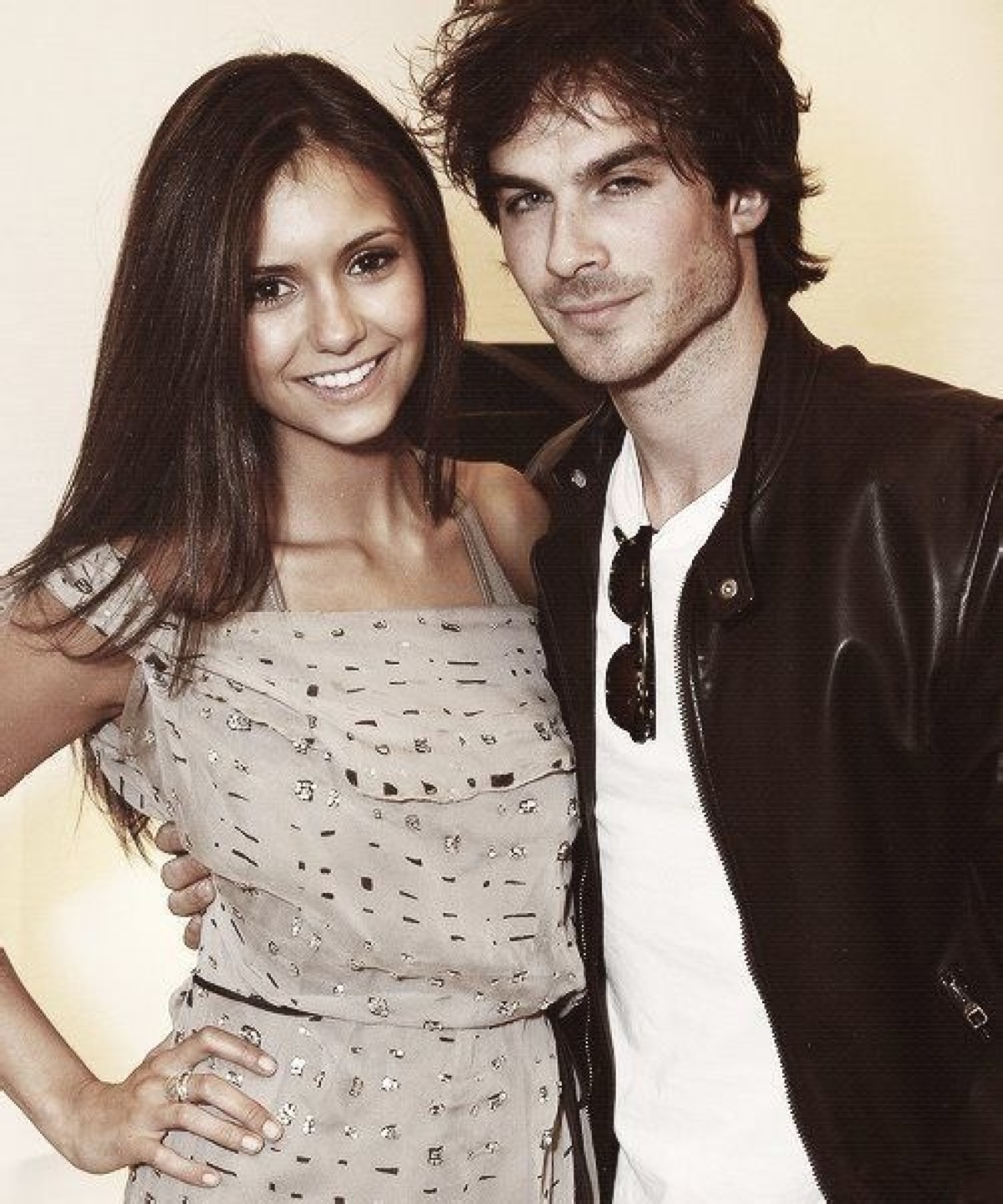 katherine.nina dobrev和damon. lan somerhalder.