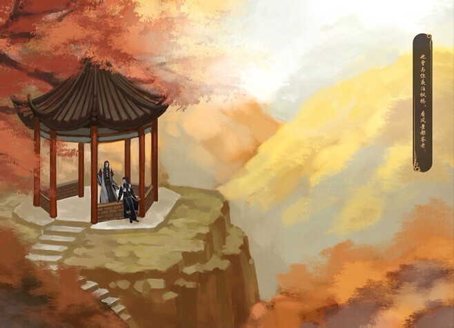 ——明·邵梅芳诗词《少年游 晓别》古风 场景