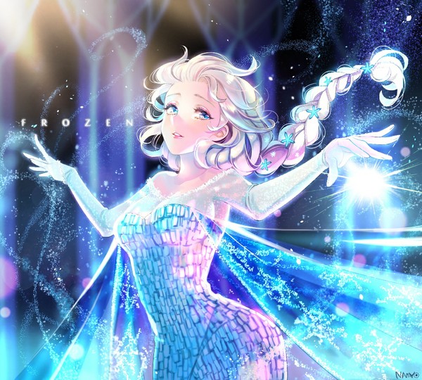 【冰雪奇缘】美爆了的冰之女王elsa