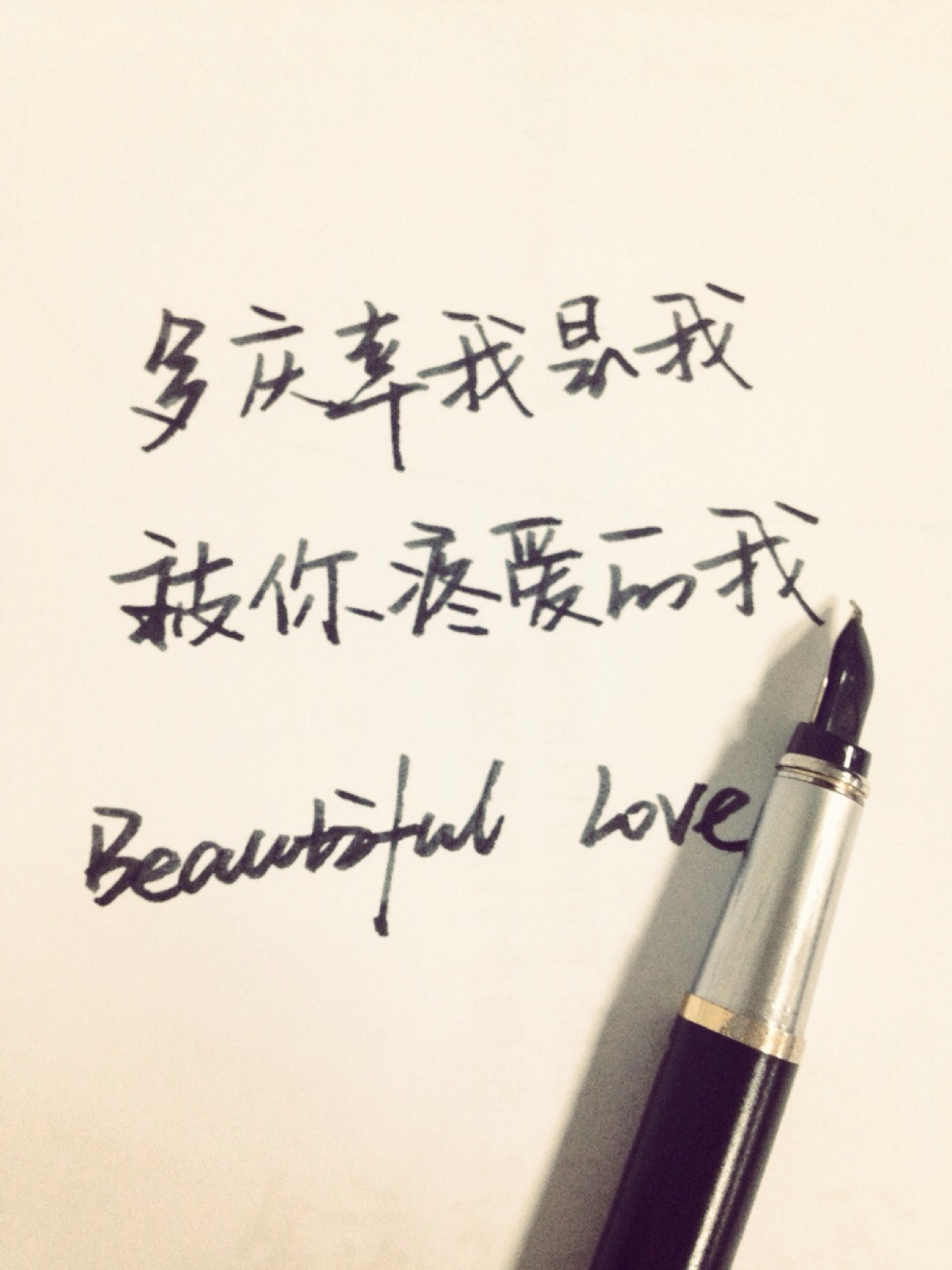 多庆幸我是我,被你疼爱的我.蔡健雅《beautiful love》