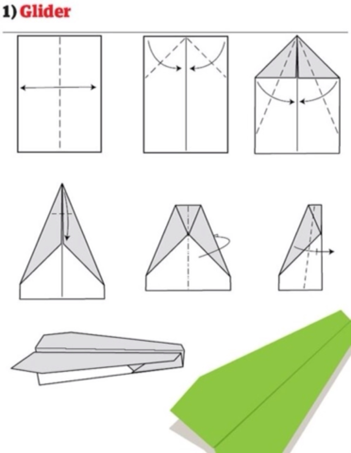 【折纸教程】折纸飞机系列