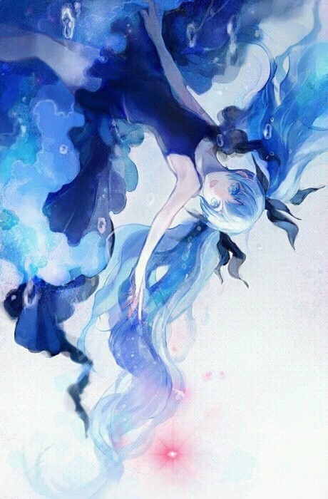 二次元 少女 初音未来 动漫 插画 头像 "qianxi丶