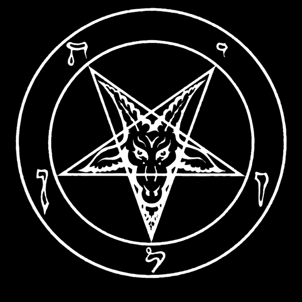 倒置的五角图形也叫"逆五芒星",成了邪恶的恶魔符号,也是撒旦教标志
