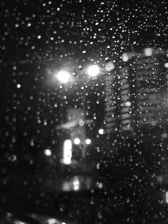 雨夜,晚归人