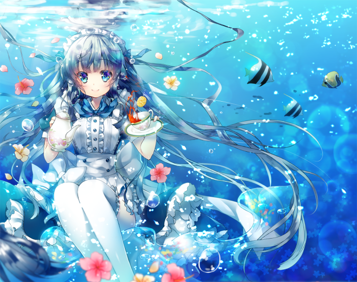 插画手绘 二次元美女 动漫 萌 壁纸