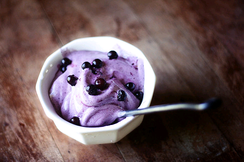 唯有美食与爱不可辜负★ 蓝莓冰淇淋