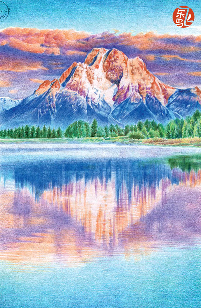 《风景绘Ⅱ》——巍峨的雪山,斑斓的树林,茫茫的云海,壮美的草原