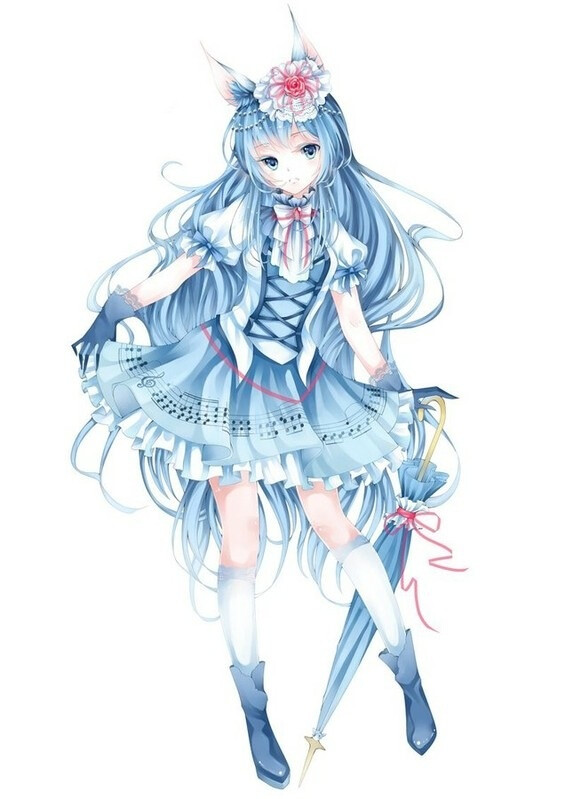 兽耳少女 插画手绘 二次元少女 萌 壁纸