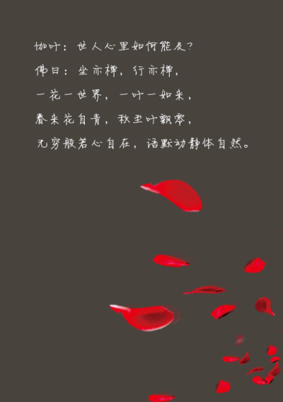 收集 点赞 评论 佛曰:由爱故生忧,由爱故生怖,若离于爱者,无忧亦