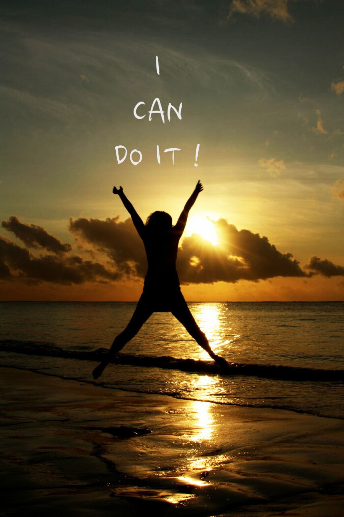 i can do it