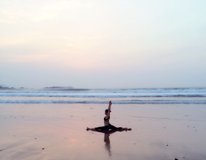 海边瑜伽