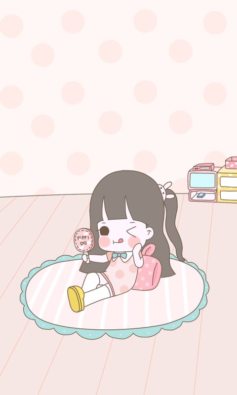 iphone壁纸 萌物 可爱 背景 套图 韩系 高清桌面 女孩 ╯з ) 麽麽
