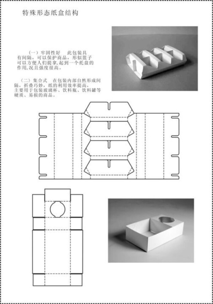 特殊形态纸盒结构