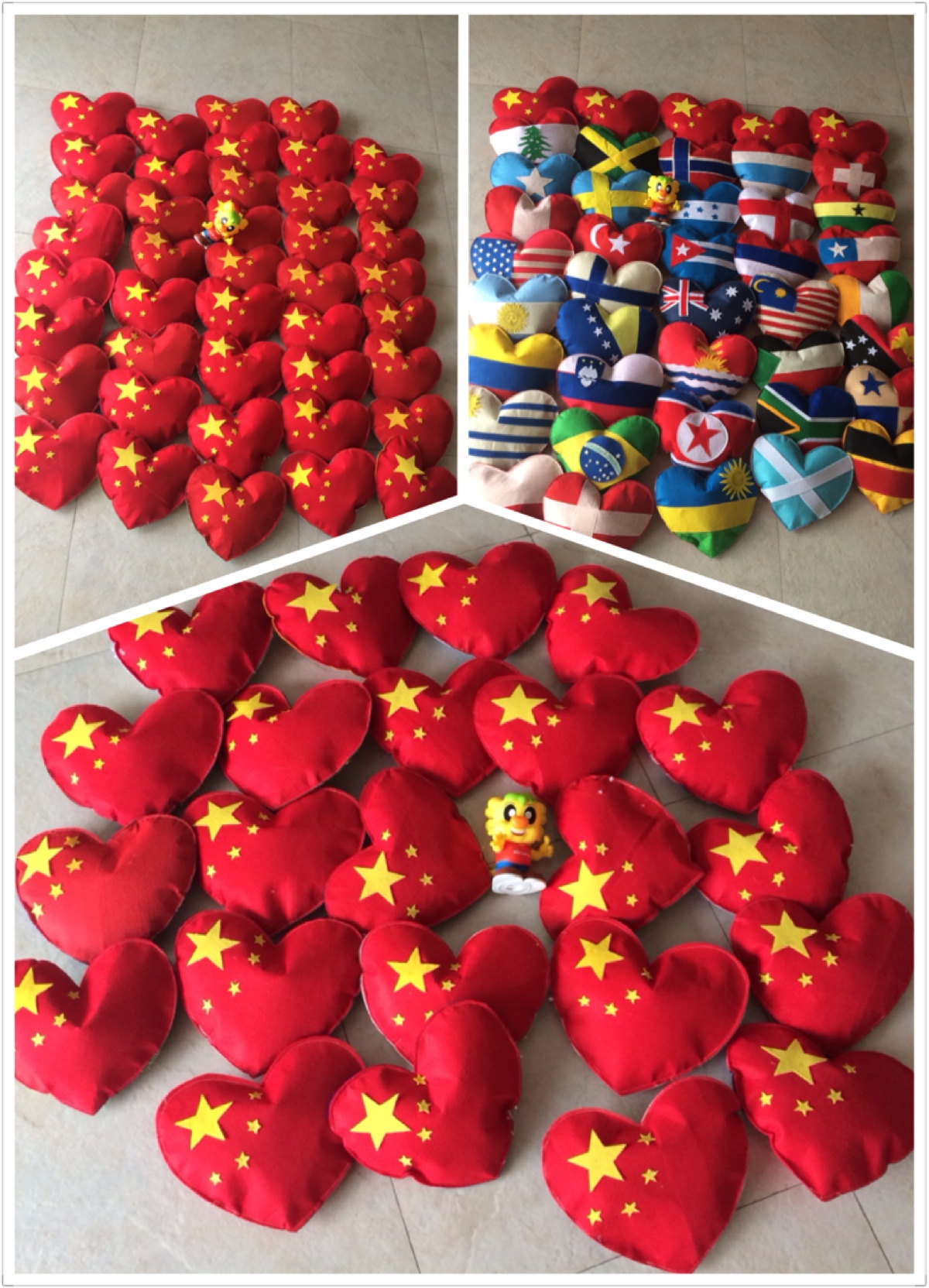 纯手工打造国旗～好美～好美