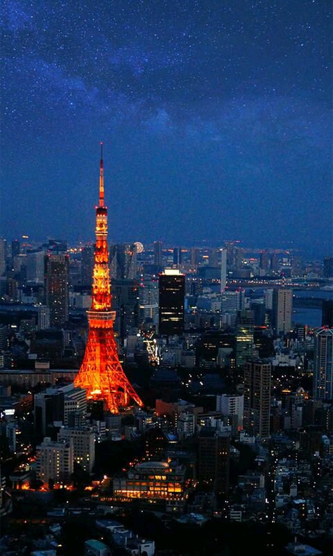 壁纸.皮肤.东京.铁塔.夜景.