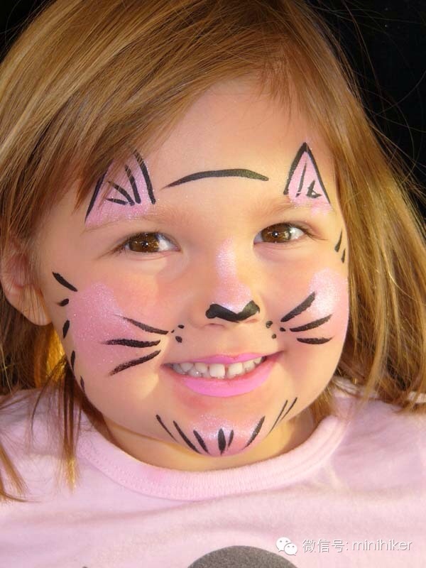 简单易学的儿童脸绘创意: 脸部彩绘的简易…-堆糖