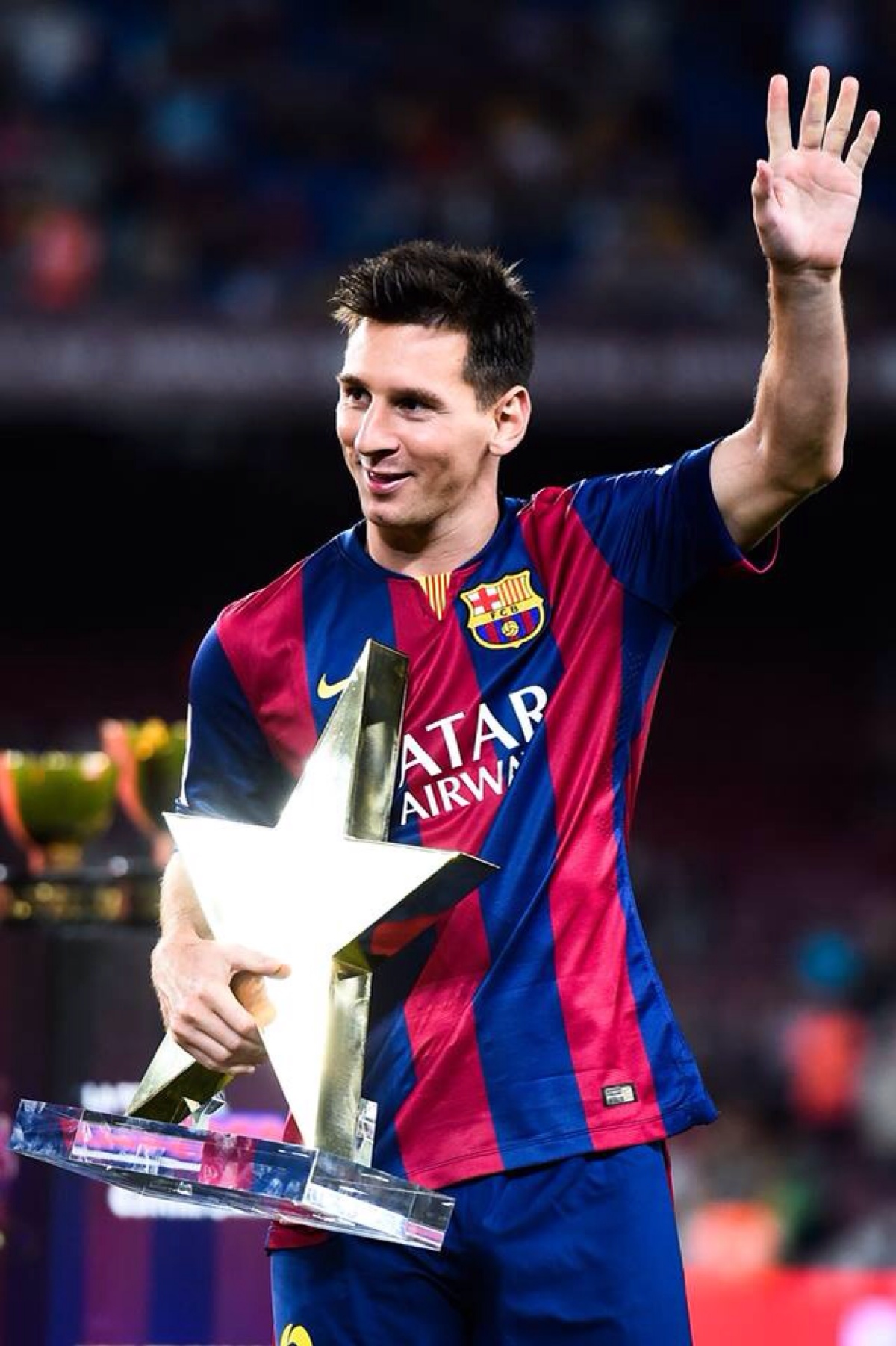 messi2014年世界杯亚军阿根廷队长金球奖获得者梅西.