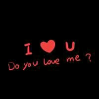 i love you.do you love me?