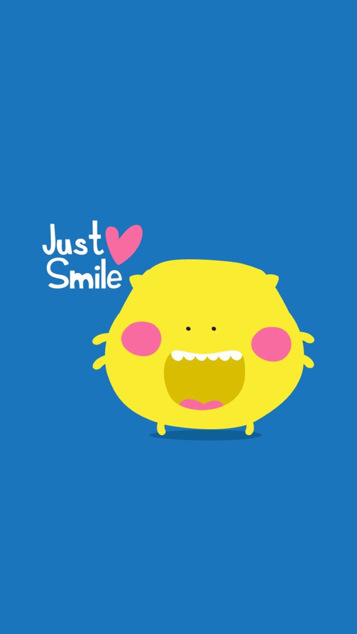 just smile 「iphone壁纸‐手机壁纸‐可爱‐卡通‐动漫‐平铺‐插画