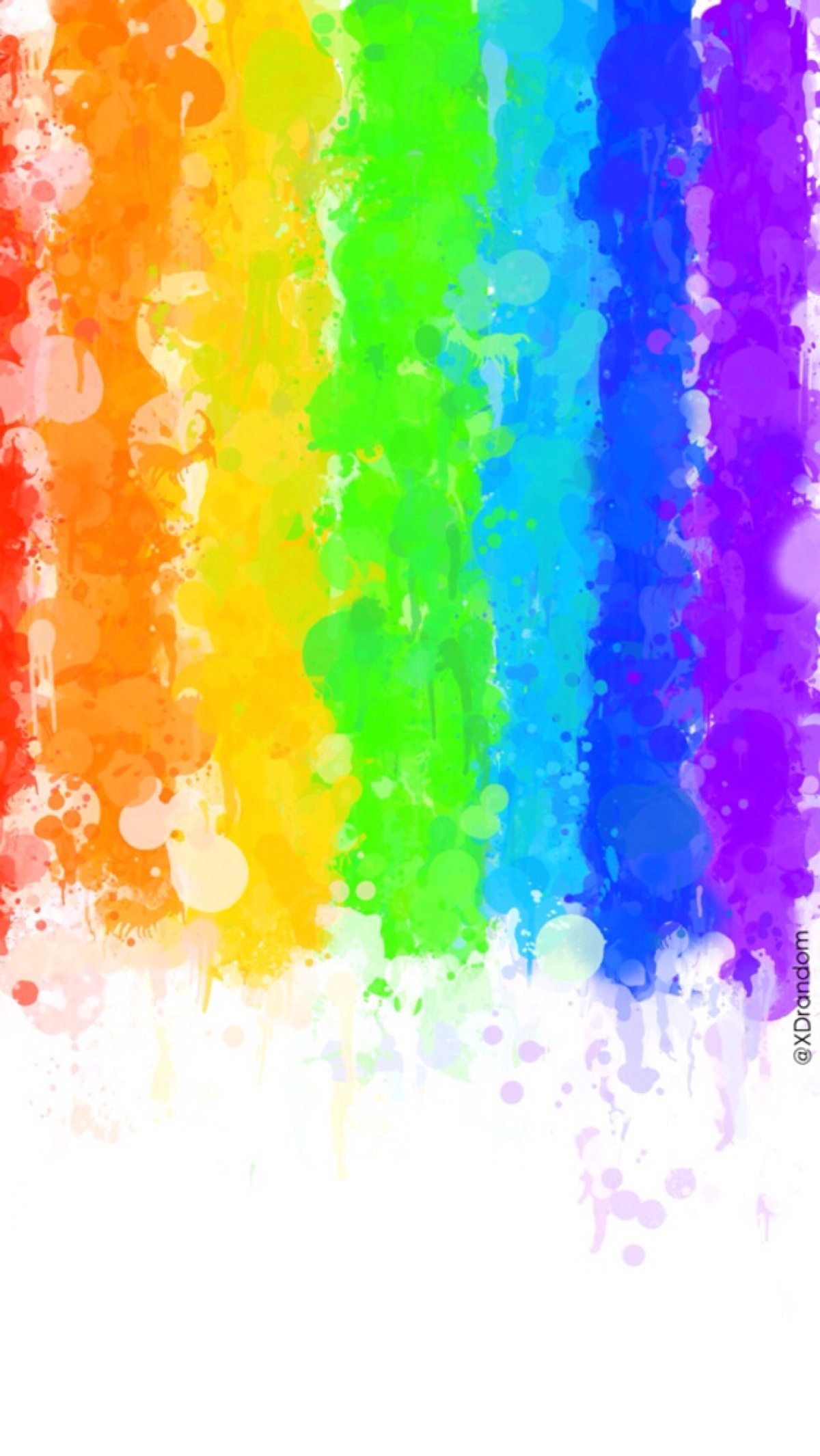 七色彩虹,背景壁纸,平铺壁纸 「iphone壁纸‐手机壁纸