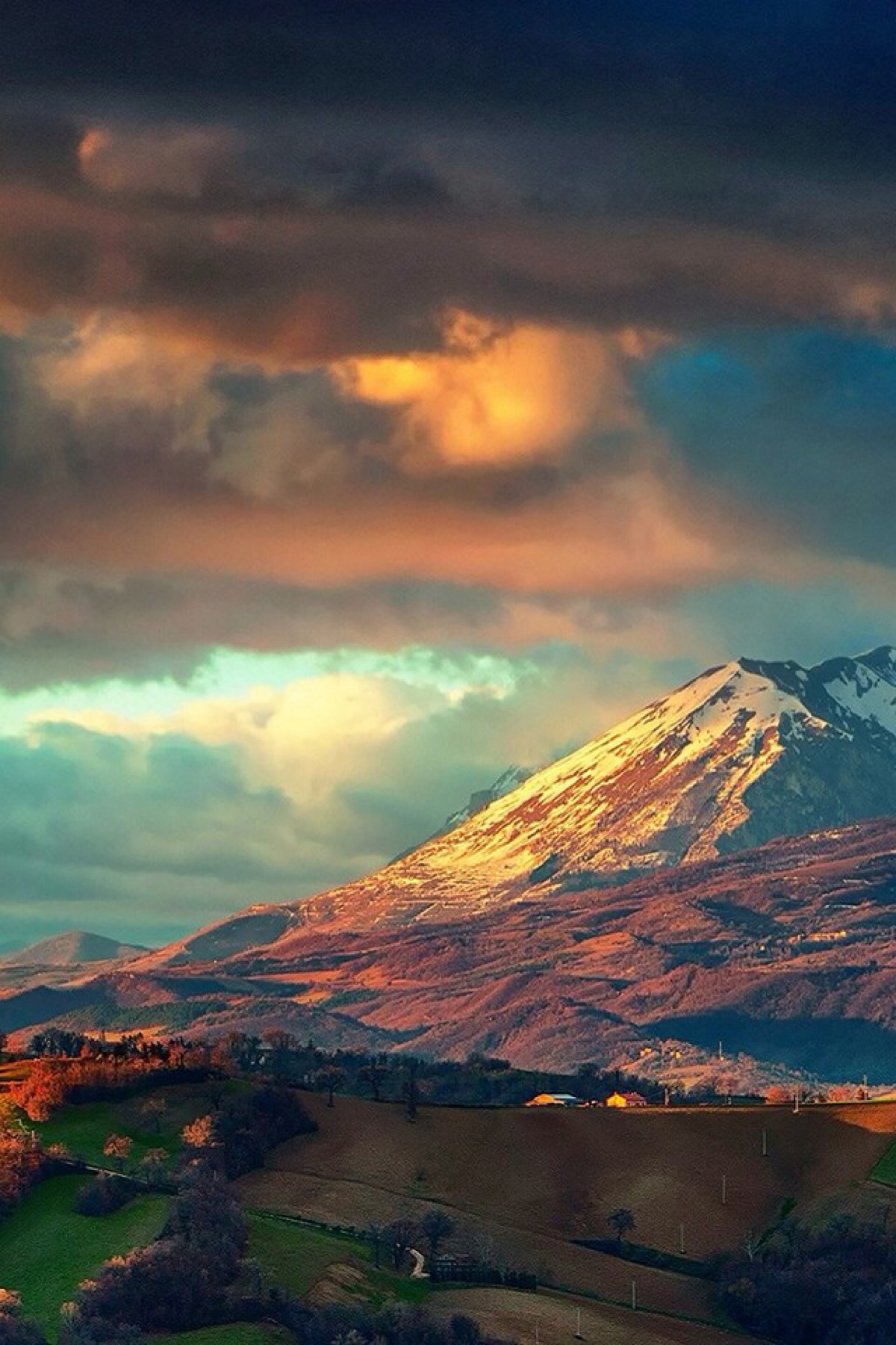 apennines mountains 意大利亚平宁山脉风景