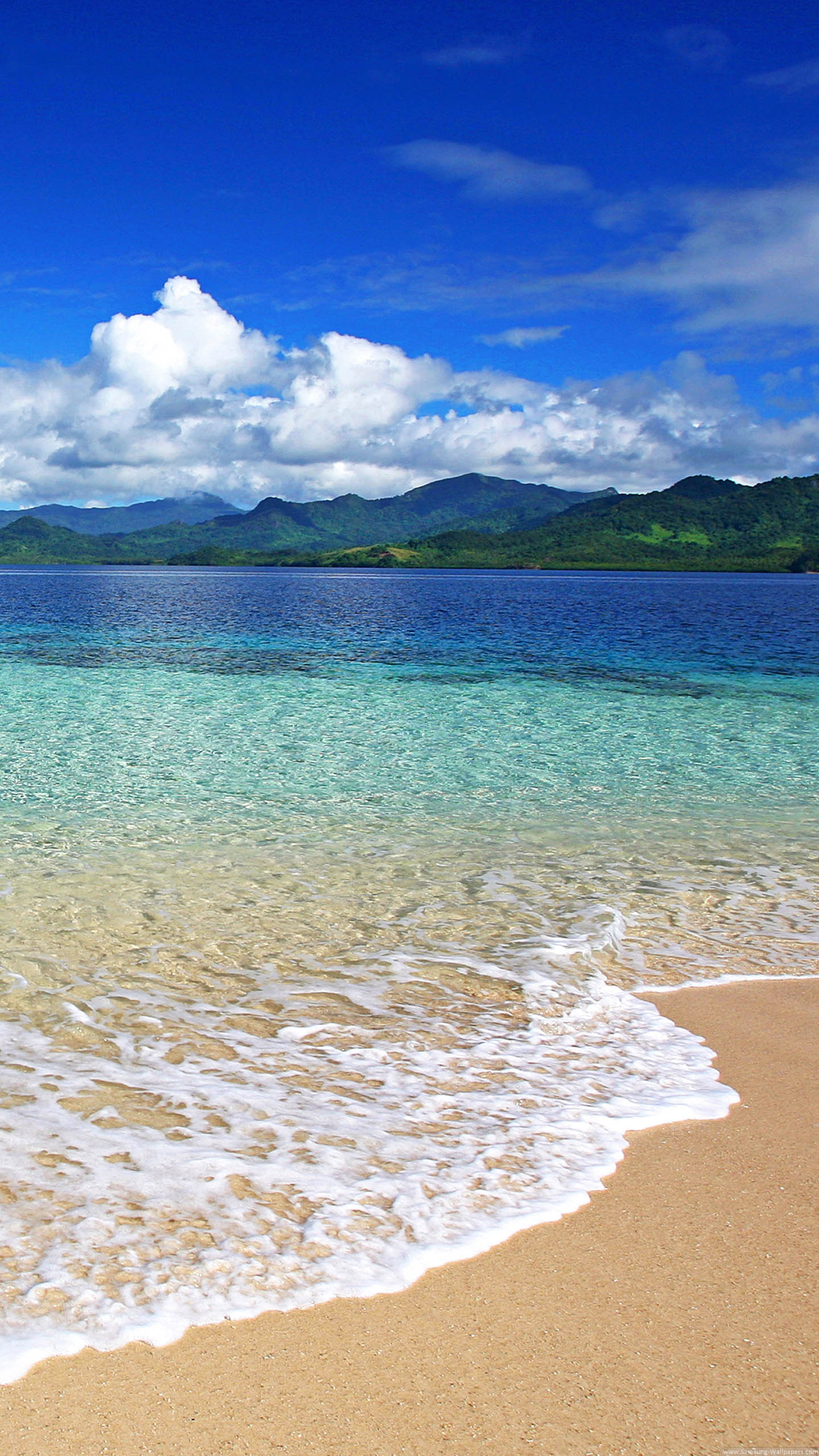 三星手机壁纸【1440x2560】海滩 海浪 沙滩