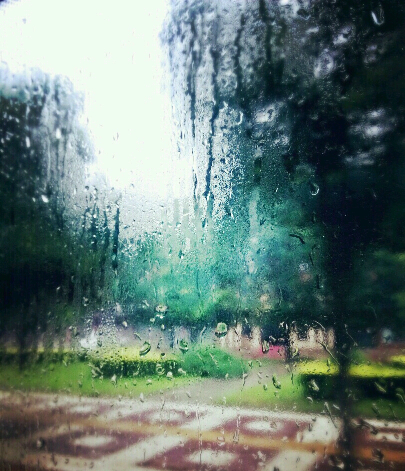 窗外小景～西安·雨天